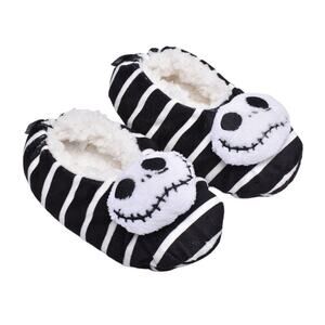 Snuggle Toes Nightmare Before Christmas Jack Skellington Slipper Socks, S/M, NWT